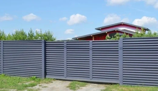 Жалюзи серого цвета
