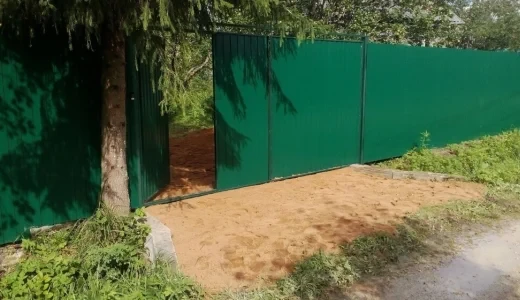 Комбинированный забор