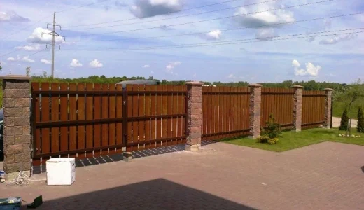 Забор из термодревесины