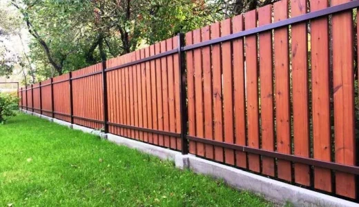 Забор из термодревесины